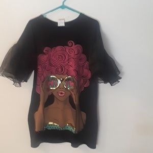 Fashion Nova "WOW" Girl Tunic